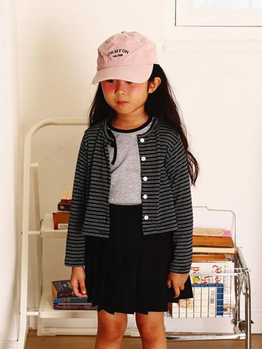 Day Striped Cardigan Day Striped Cardigan by Lalabongbong for Child - catalog view