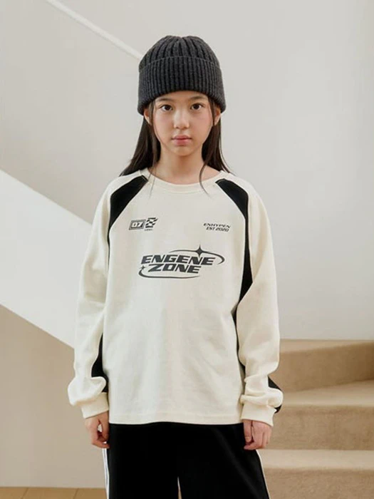 Hyphen Loose Fit Color Block Tee by Boomjunior for Child - catalog view