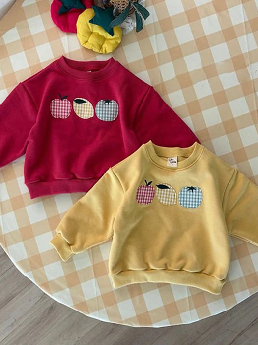 Fruity Patch Sweatshirt Fruity Patch Sweatshirt by Oh lavie for Baby - catalog view