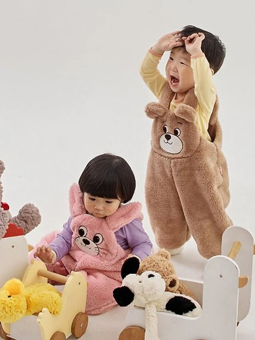 Kinder Animal Overalls Kinder Animal Overalls by Here I Am for Baby - catalog view