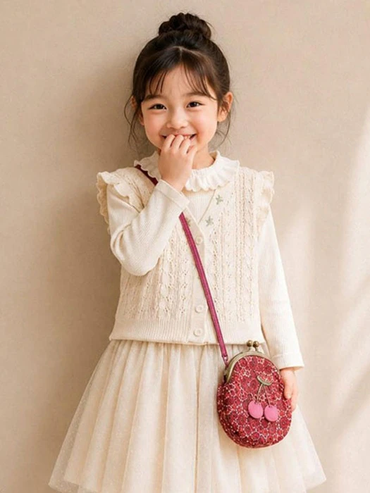 Blanc Flower Vest Blanc Flower Vest by Hanacoco for Child - catalog view