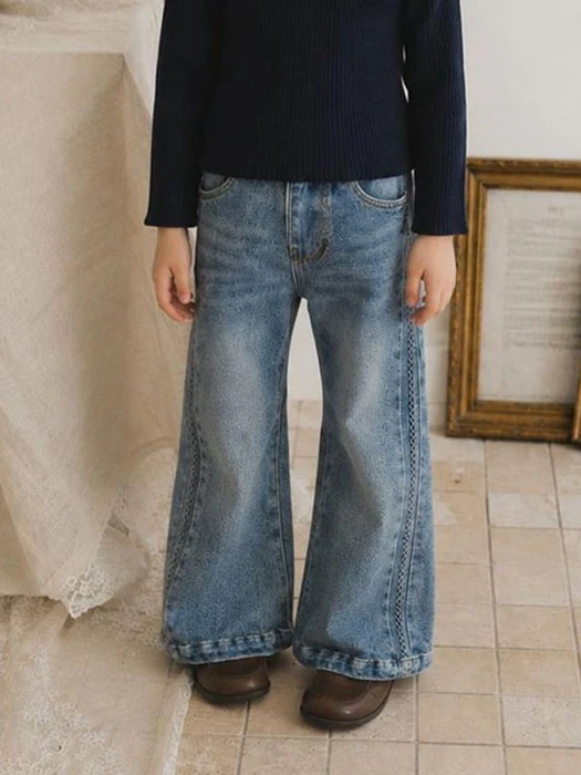 Bootcut Stretch Denim Pants Bootcut Stretch Denim Pants by Hanacoco for Child - catalog view