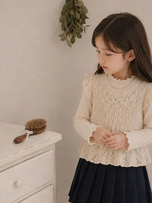 Bella Knit Vest Bella Knit Vest by Hanacoco for Child - catalog view