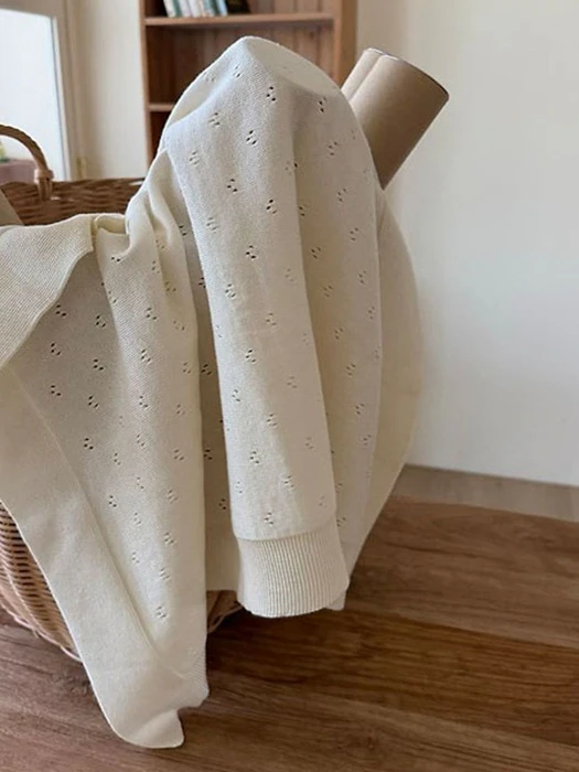 Eyelet Knit Blanket Eyelet Knit Blanket by Here I Am for Baby - catalog view