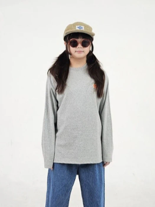Wappen Solid Long Sleeve Tee Wappen Solid Long Sleeve Tee by Peanut & Butter for Junior - catalog view
