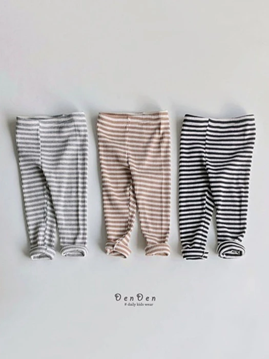 Striped Ribbed Leggings Striped Ribbed Leggings by Denden for Child - catalog view