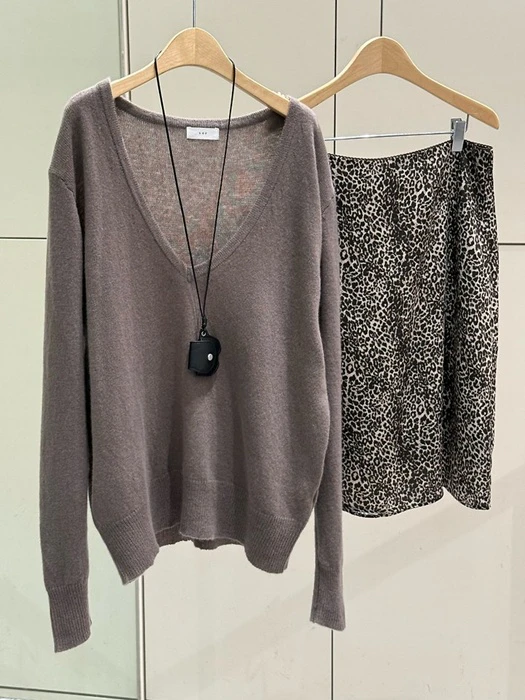 Deep V-neck Knit Pullover by Sof for Women - catalog view
