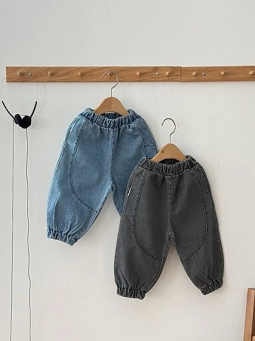U Cut-out Jogger Denim Pants U Cut-out Jogger Denim Pants by Denden for Child - catalog view