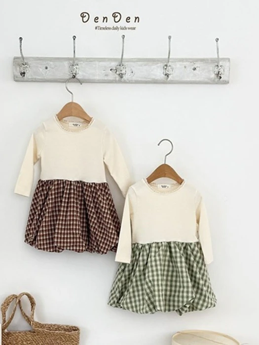 Mongsil Check Dress Mongsil Check Dress by Denden for Child - catalog view