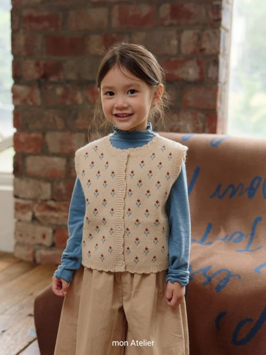 Tulip Vest Tulip Vest by Mon Atelier for Child - catalog view