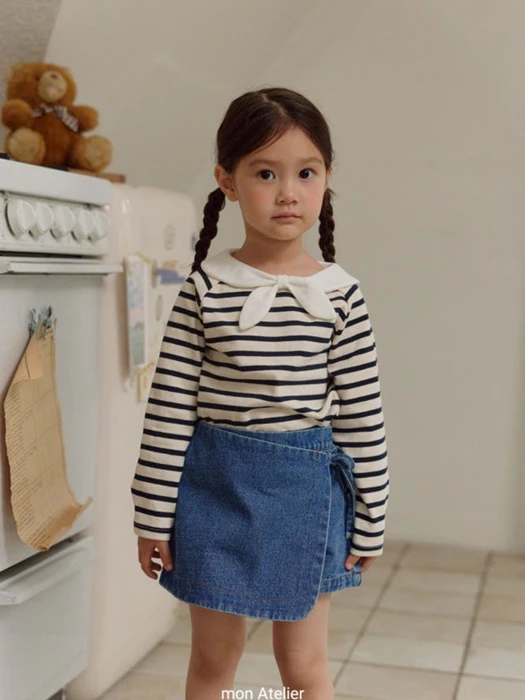 Marine Sailor Tee Marine Sailor Tee by Mon Atelier for Child - catalog view