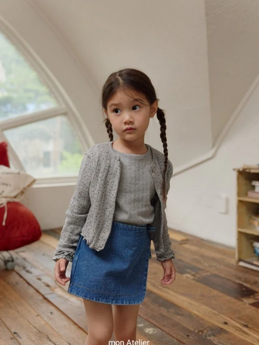 Eyelet Cardigan Eyelet Cardigan by Mon Atelier for Child - catalog view