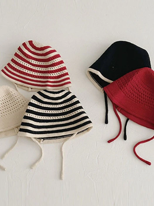 Net Punching Knit Hat Net Punching Knit Hat by Miso for Baby - catalog view