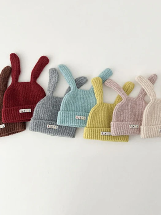 Label Rabbit Beanie Hat Label Rabbit Beanie Hat by Miso for Baby - catalog view