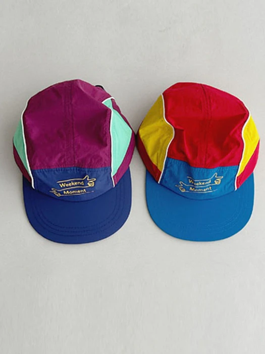 Three-Side Color-Block Cap Three-Side Color-Block Cap by Miso for Baby - catalog view