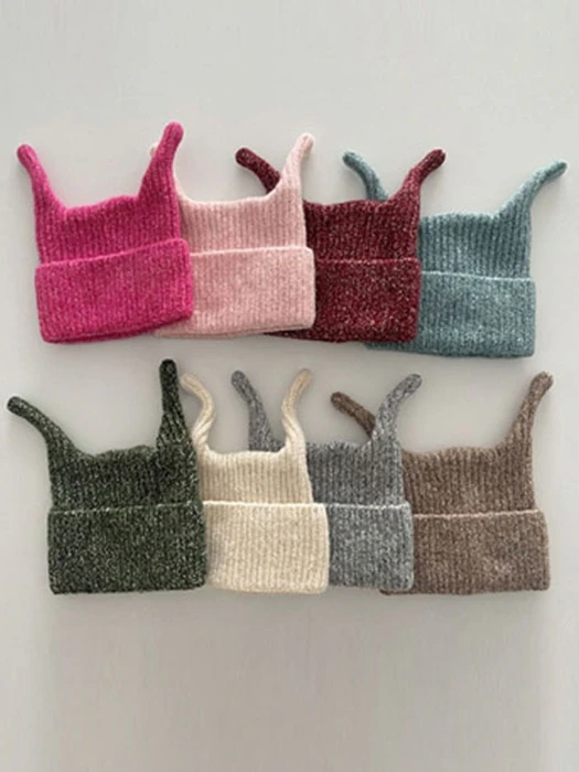 Cats Bouclé Beanie Hat Cats Bouclé Beanie Hat by Miso for Baby - catalog view
