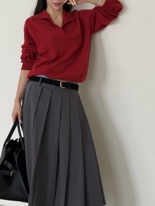 Wool Collar Knit Pullover Wool Collar Knit Pullover by Baguette for Women - catalog view