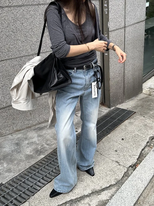 Fancy Bootscut Denim Pants Fancy Bootscut Denim Pants by Baguette for Women - catalog view