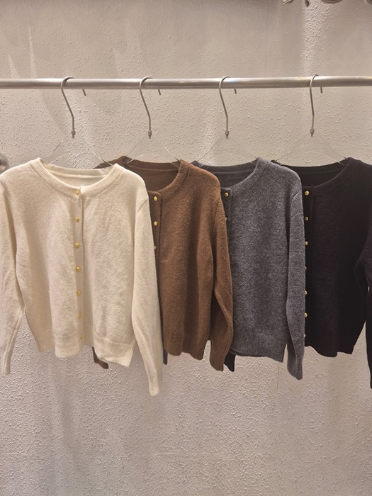 G Button Round Cardigan by Another Plan for Women - catalog view