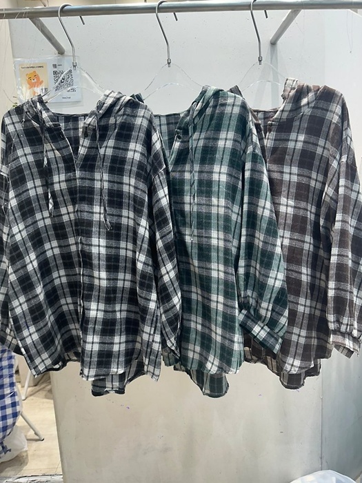 Hooded Flannel Shirt Hooded Flannel Shirt by Another Plan for Women - catalog view