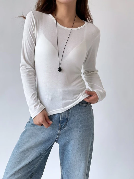 Romi Long Sleeve Tee Romi Long Sleeve Tee by Queensmade for Women - catalog view