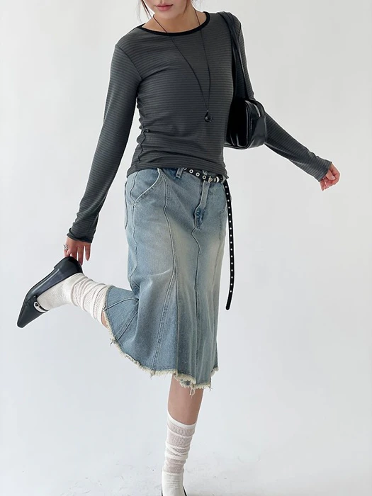 Grew Stripe Tee Grew Stripe Tee by Queensmade for Women - catalog view
