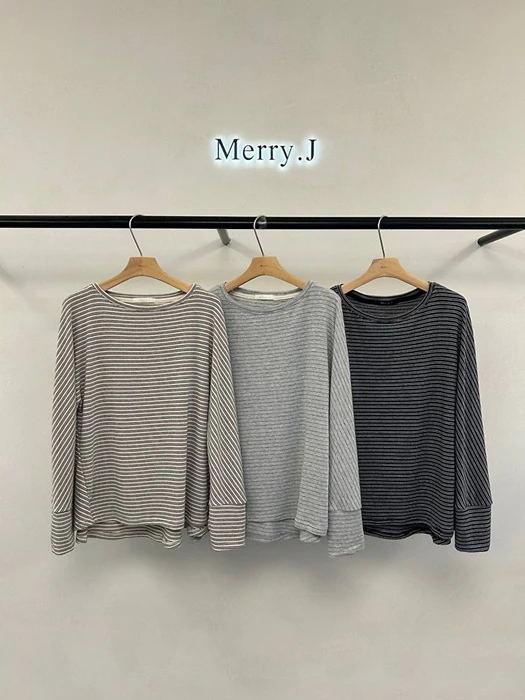 Latte Striped Tee Latte Striped Tee by Merry J for Women - catalog view