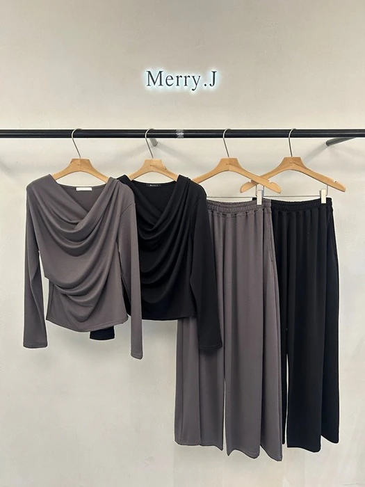 Renoa Cowl Tee + Renoa Culotte Pants Renoa Cowl Tee + Renoa Culotte Pants by Merry J for Women - catalog view