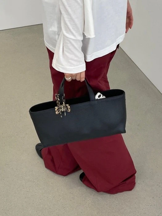 Row wide leather bag Row wide leather bag by Moani for Women - catalog view
