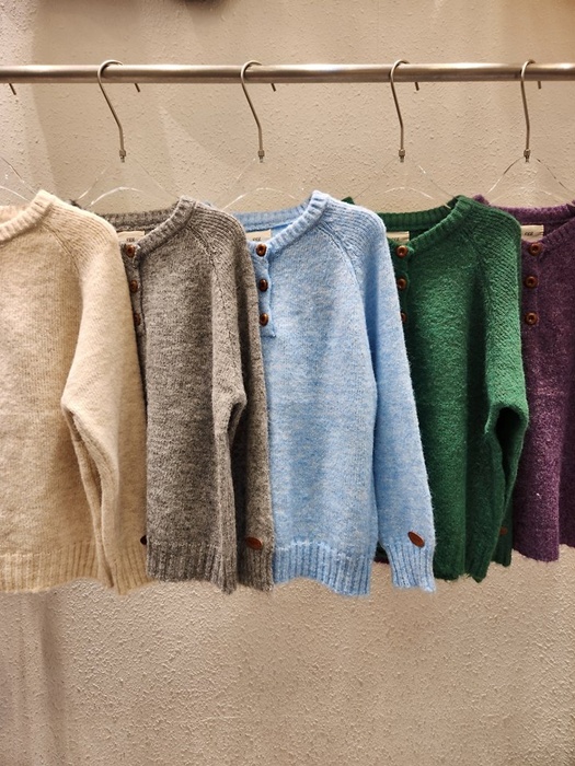 Color Henley Neck Knit Color Henley Neck Knit by Another Plan for Women - catalog view
