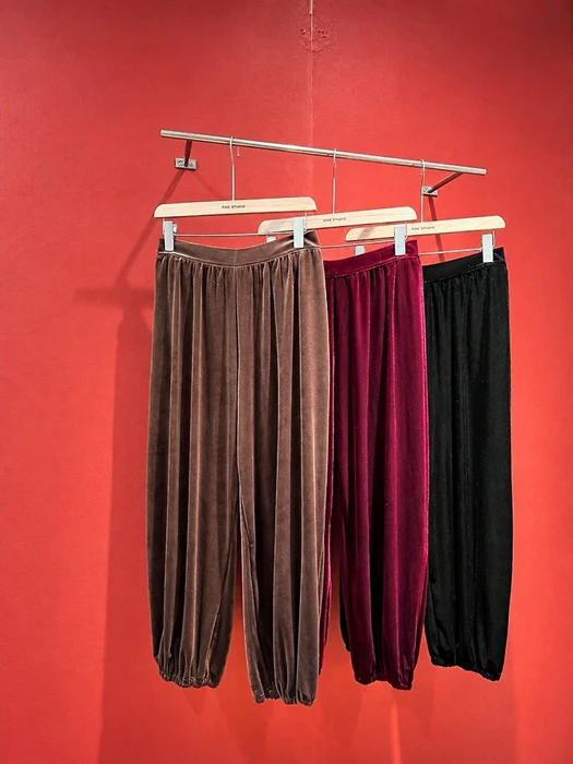 Velvet Jogger Pants by The Fine.b for Women - catalog view