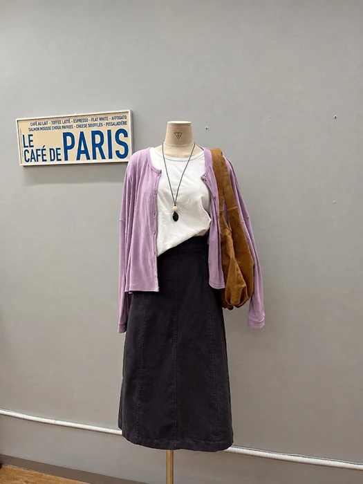 Cut-Out Long Skirt Cut-Out Long Skirt by The Fine.b for Women - catalog view