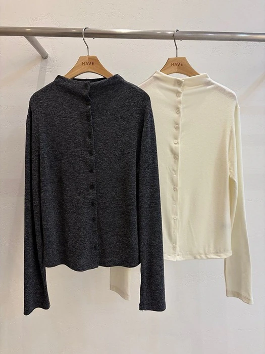 Wool Button Tee Wool Button Tee by Have for Women - catalog view