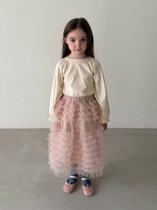 Candy Shirring Tee Candy Shirring Tee by Soye for Child - catalog view