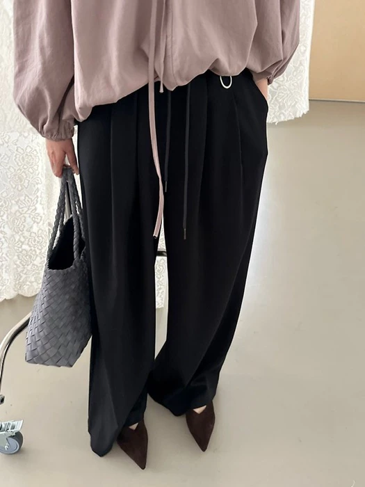 Pintuck Wide Pants Pintuck Wide Pants by Dress U for Women - catalog view