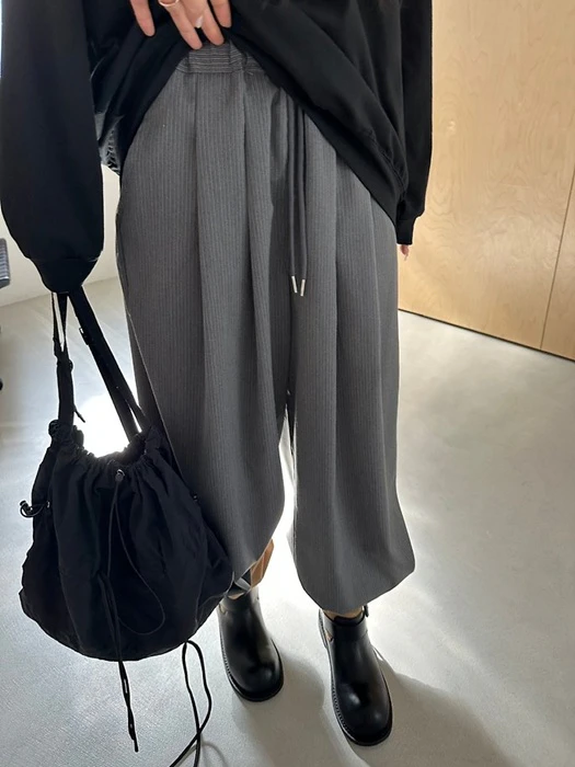 Striped Wide Pintuck Pants Striped Wide Pintuck Pants by Dress U for Women - catalog view