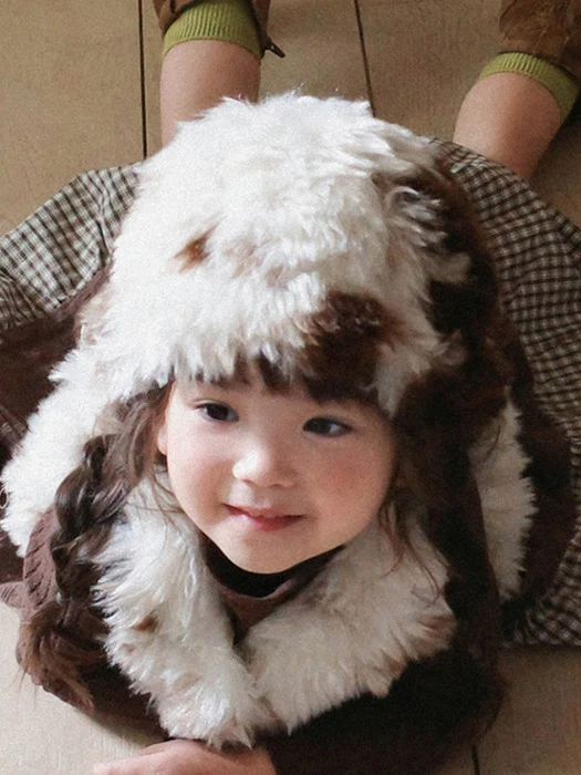 Hairy Fur Beanie Hairy Fur Beanie by Amber for Child - catalog view