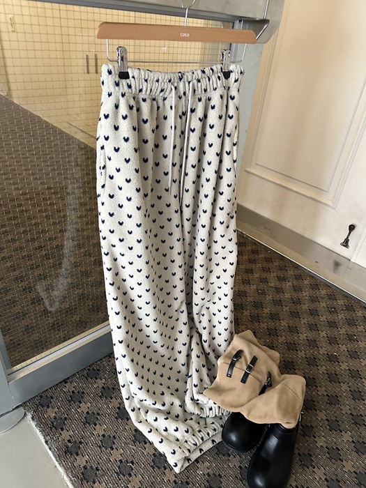Mini Heart Fleece Pants by Dress U for Women - catalog view