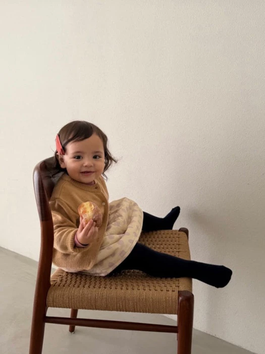 Bebe Basic Cash Crewneck Cardigan Bebe Basic Cash Crewneck Cardigan by Soye for Baby - catalog view