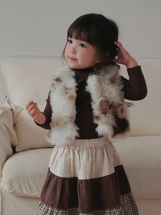 Coton Fur Vest Coton Fur Vest by Amber for Child - catalog view