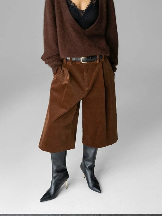 Classic Corduroy Bermuda Pants Classic Corduroy Bermuda Pants by Paper Moon for Women - catalog view