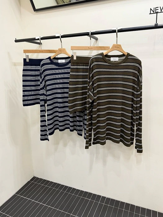 Miu Miu Striped Knit Set Miu Miu Striped Knit Set by Person for Women - catalog view