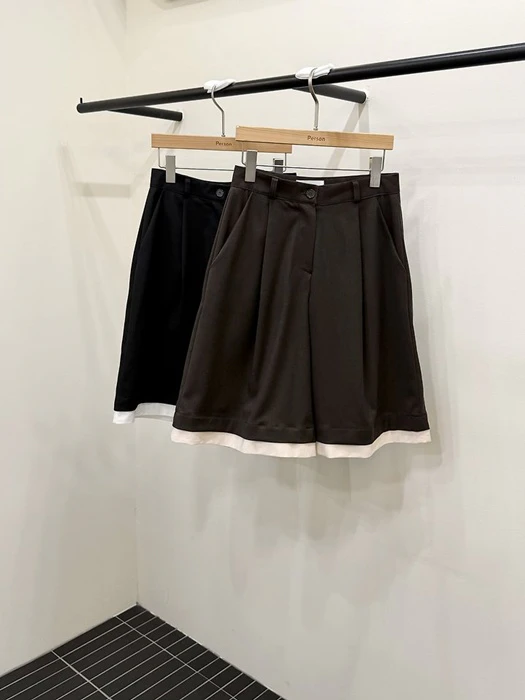 Color Block Bermuda Pants Color Block Bermuda Pants by Person for Women - catalog view