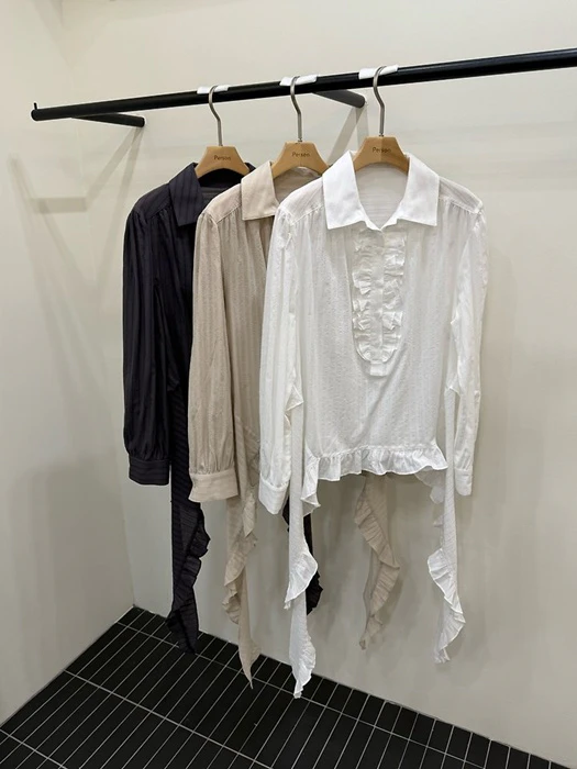Ruffle Tie Blouse Ruffle Tie Blouse by Person for Women - catalog view