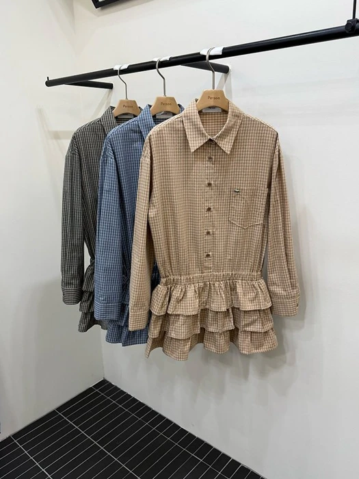 Marlon Check Dress Marlon Check Dress by Person for Women - catalog view