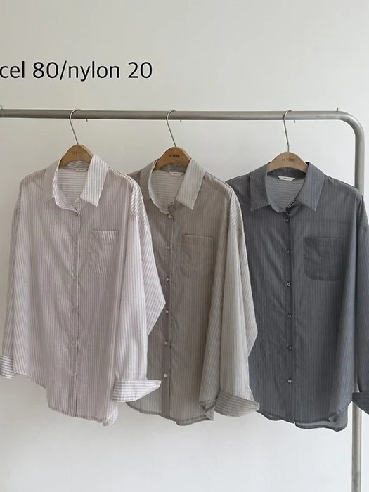Loebe Striped Shirt Loebe Striped Shirt by Hiyann for Women - catalog view
