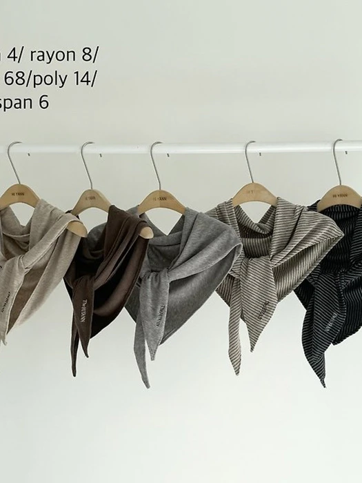Wool Triangle Muffler by Hiyann for Women - catalog view