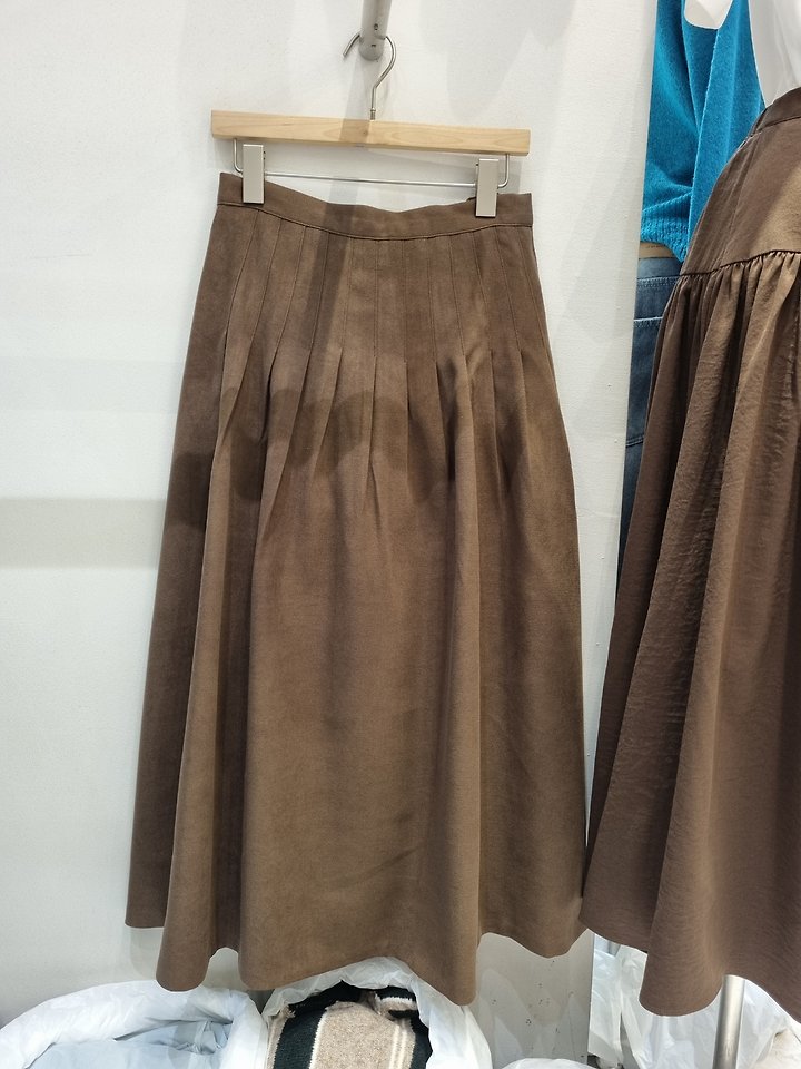 Shade Pin Tuck Pleated Skirt by Allu for Women - view 4