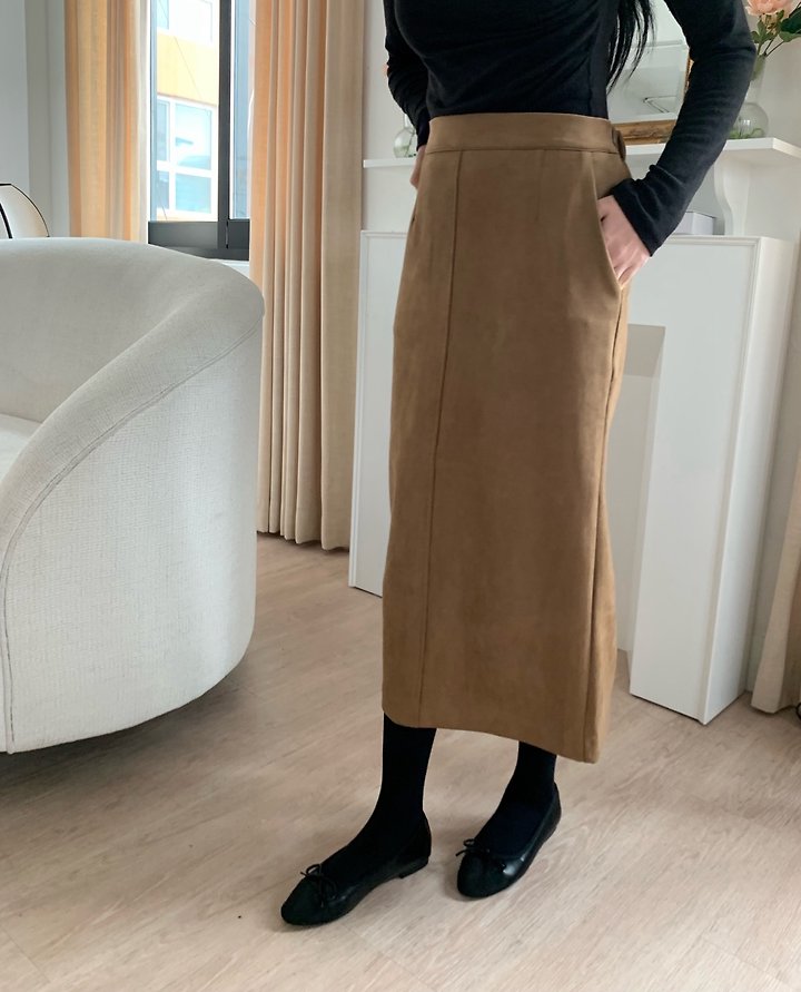 Suede Stretch Skirt by Allu for Women - view 1