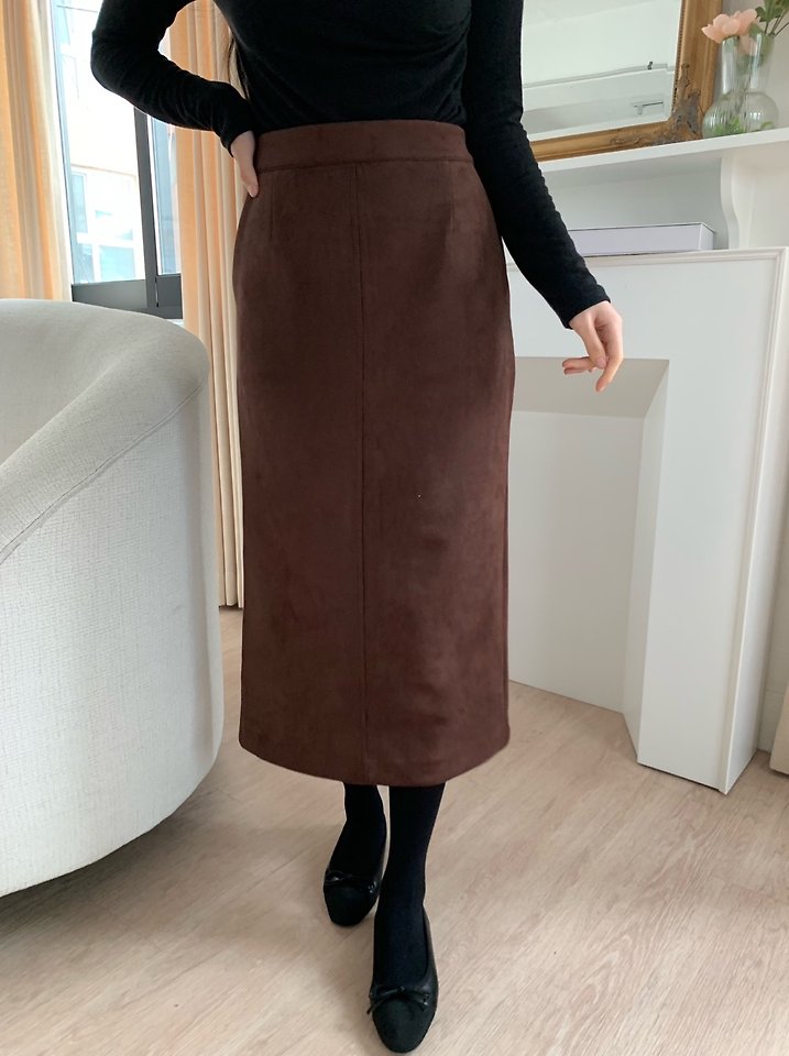 Suede Stretch Skirt by Allu for Women - view 7